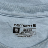 Carhartt T-Shirt - 2XL Blue Cotton