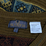 Bugatchi Sweater - Large Multicoloured Acrylic