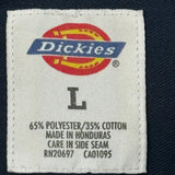 Dickies Shirt - Large Navy Cotton Blend