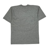 Hurricane Hugo Fast Ball Single Stitch T-Shirt - Large Gray Cotton