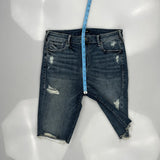 True Religion Denim Shorts - 34W 12L Blue Denim