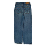 Levis Jeans - 24W UK 6 Blue Cotton