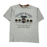 Made In USA Paso Robles Belton Graphic T-Shirt - Large White Cotton