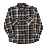 Dickies Checked Flannel Shirt - XL Black Cotton
