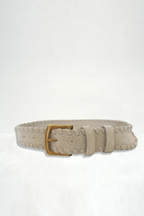 Phoenix Braided Belt in Stone