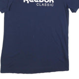 REEBOK Womens Blue Classic T-Shirt M Short Sleeve Crew Neck Cotton Blend
