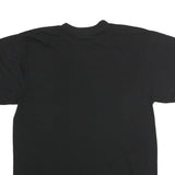 UNICOR Mens Black Army Printed T-Shirt L Short Sleeve Crew Neck Casual Wear