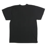 UNICOR Mens Black Army Printed T-Shirt L Short Sleeve Crew Neck Casual Wear