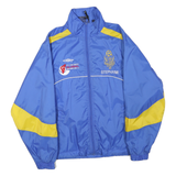 UMBRO Womens Blue & Yellow Zip Polyester Blend Sports Jacket L Lightweight