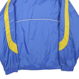 UMBRO Womens Blue & Yellow Zip Polyester Blend Sports Jacket L Lightweight