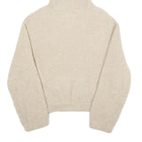 Womens Beige Fleece Hoodie S Soft Warm Pullover Hooded Sweatshirt