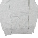 NIKE Womens Grey Cotton Blend Crew Neck Sweatshirt XS Classic Sportswear Casual