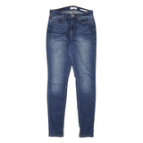 GUESS Womens Blue Slim Skinny Denim Medium Wash Jeans W28 L32 Stretch Pocket Zip