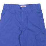 LEVI'S Mens Shorts Blue Cargo Cotton Blend M W29 Casual Pockets Comfortable