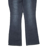 ROZ & ALI Womens Blue Regular Fit Flared Denim Cotton Blend Medium W34 L31