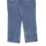 CARHARTT Mens Regular Fit Blue Denim Jeans W34 L30 Casual Workwear Zip Closure