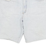 HOLIDAY Mens Shorts Light Blue Denim XL W32 Classic Cotton Blend Casual