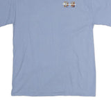 CHAMPION Mens Blue Graphic T-Shirt M Short Sleeve Crew Neck Casual Cotton