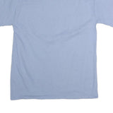 CHAMPION Mens Blue Graphic T-Shirt M Short Sleeve Crew Neck Casual Cotton