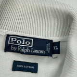 Polo By Ralph Lauren Zip Up - XL White Cotton