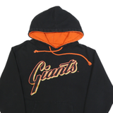 Mens Black & Orange Giants Hoodie S Cotton Blend Pullover Hooded Sweatshirt
