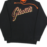 Mens Black & Orange Giants Hoodie S Cotton Blend Pullover Hooded Sweatshirt