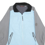 MAMMUT Womens Blue & Grey Lightweight Zip Jacket M Polyester Blend Outdoor