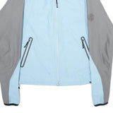 MAMMUT Womens Blue & Grey Lightweight Zip Jacket M Polyester Blend Outdoor