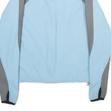 MAMMUT Womens Blue & Grey Lightweight Zip Jacket M Polyester Blend Outdoor