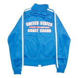 CHAMPION Mens Blue Track Jacket M Polyester Blend Plain Zip USCG United States