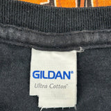 Poopys Pub Gildan Graphic T-Shirt - Large Black Cotton