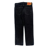 501 Levis Jeans - 32W 29L Black Cotton