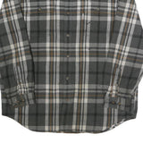 CARHARTT Mens Grey & Brown Check Shirt XL Long Sleeve Cotton Workwear Casual