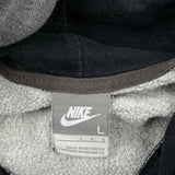 Nike Hoodie - Large Gray Cotton Blend