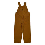 Age 4 Carhartt Double Knee Overalls - XS Brown Cotton