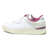 REEBOK Club C Mens Sneaker White & Pink Leather UK 8 Classic Retro Casual