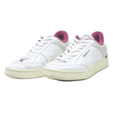 REEBOK Club C Mens Sneaker White & Pink Leather UK 8 Classic Retro Casual