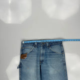 Wrangler Carpenter Jeans - 33W 32L Blue Cotton