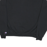 CHAMPION Mens Black Cotton Blend Sac State Crew Neck M Sweatshirt Casual