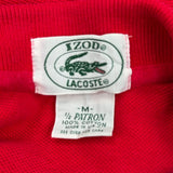 Lacoste Izod Polo Shirt - Medium Red Cotton