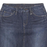 JAG JEANS Womens Blue Denim Mini Cotton Blend Pencil Skirt Size S Stylish Casual