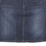 JAG JEANS Womens Blue Denim Mini Cotton Blend Pencil Skirt Size S Stylish Casual