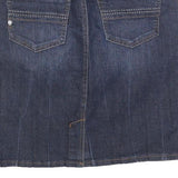 JAG JEANS Womens Blue Denim Mini Cotton Blend Pencil Skirt Size S Stylish Casual