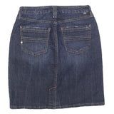 JAG JEANS Womens Blue Denim Mini Cotton Blend Pencil Skirt Size S Stylish Casual