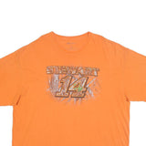 NASCAR Mens Orange Stewart 14 Graphic T-Shirt 3XL Short Sleeve Crew Neck Racing