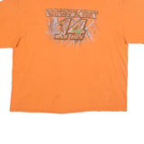 NASCAR Mens Orange Stewart 14 Graphic T-Shirt 3XL Short Sleeve Crew Neck Racing