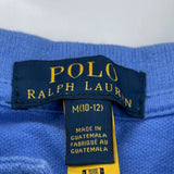 Age 10-12 Polo By Ralph Lauren Polo Shirt - Medium Blue Cotton