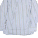 TOMMY HILFIGER Mens Blue & Yellow Stripe Shirt M Classic Button-Down Cotton