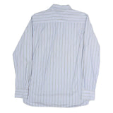 TOMMY HILFIGER Mens Blue & Yellow Stripe Shirt M Classic Button-Down Cotton
