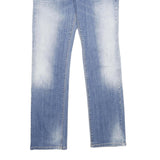 CARHARTT WIP Womens Jeans Light Blue Relaxed Straight Denim W33 L32 Casual Wear